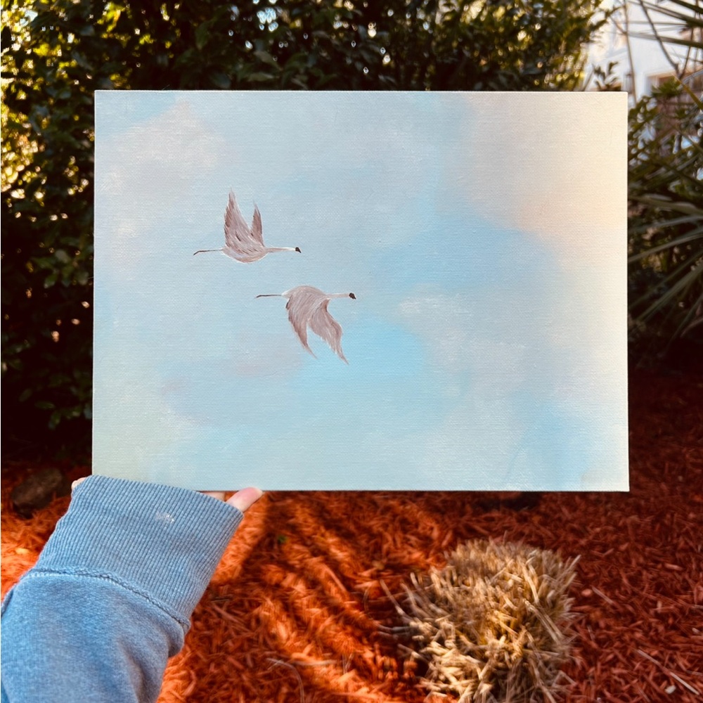 Hand painted Coastal Art